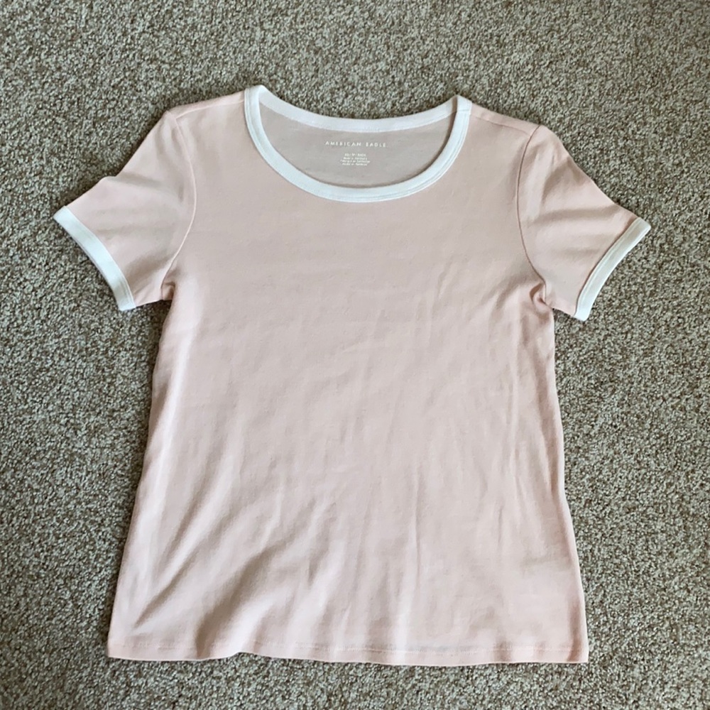 American Eagle Ringer T-Shirt, Size XS